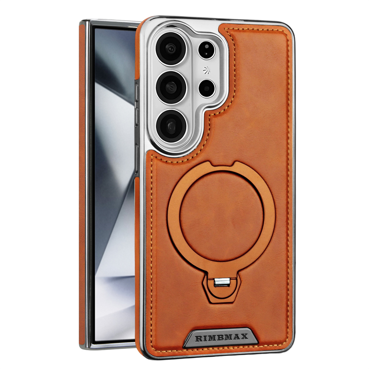 Taco Stand Holder - Funda de cuero PU para Samsung