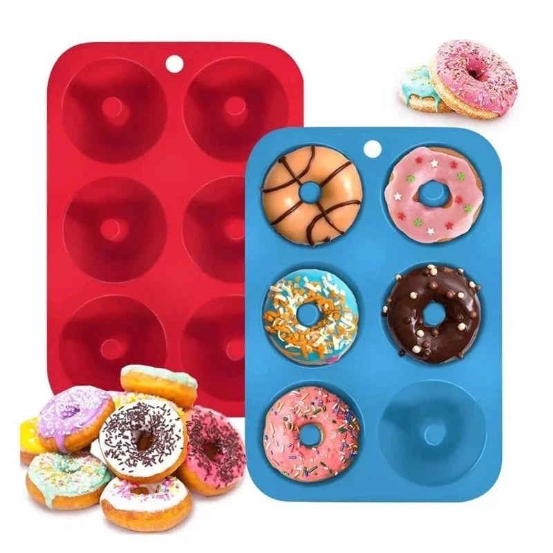 Donut Mold Silicone - 1/2 Uds. Molde de silicona para