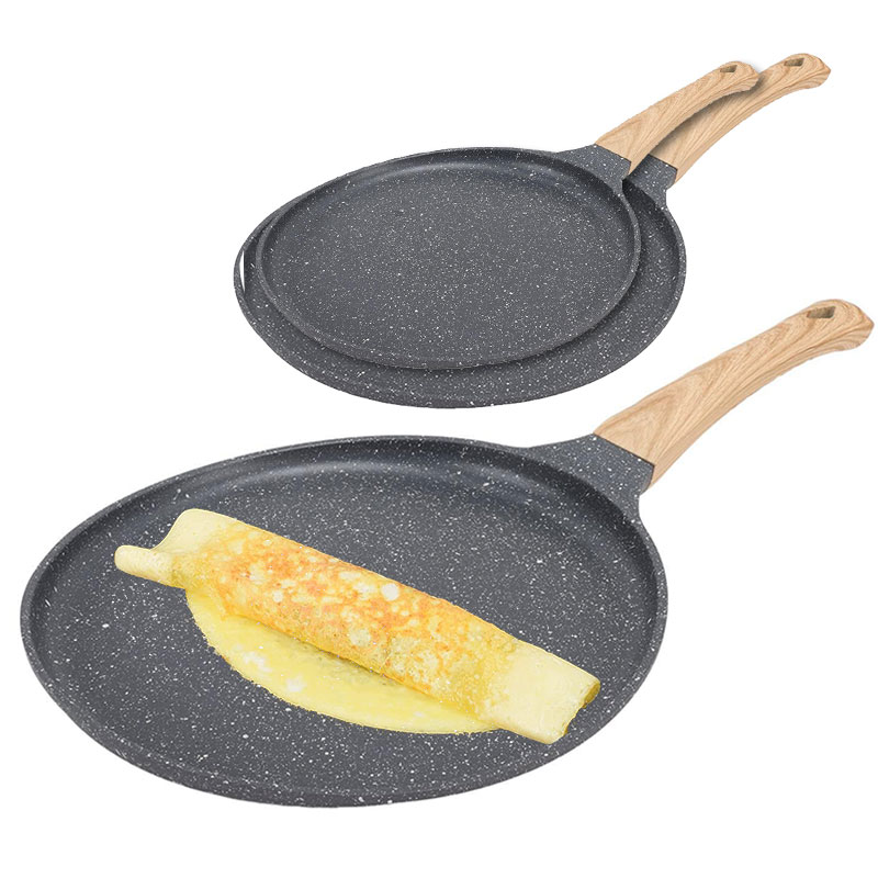 Mini Pancake Griddle - Sartén Antiadherente con Revestimiento Cerámico para
