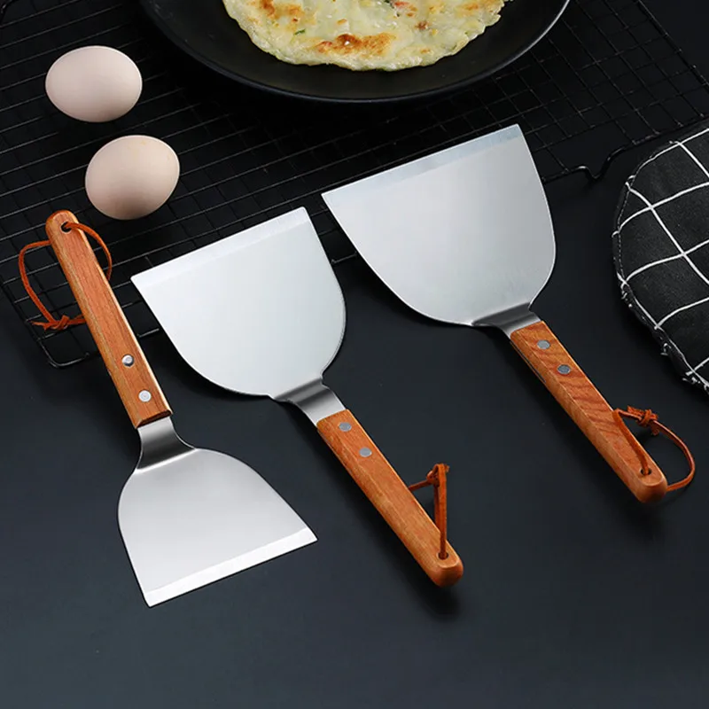 Okonomiyaki Spatula - Espátula de Teppanyaki de Acero Inoxidable