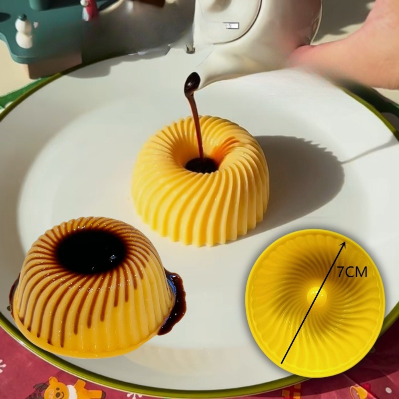 Donut Mold Silicone - Molde de silicona para crema Brûlée,