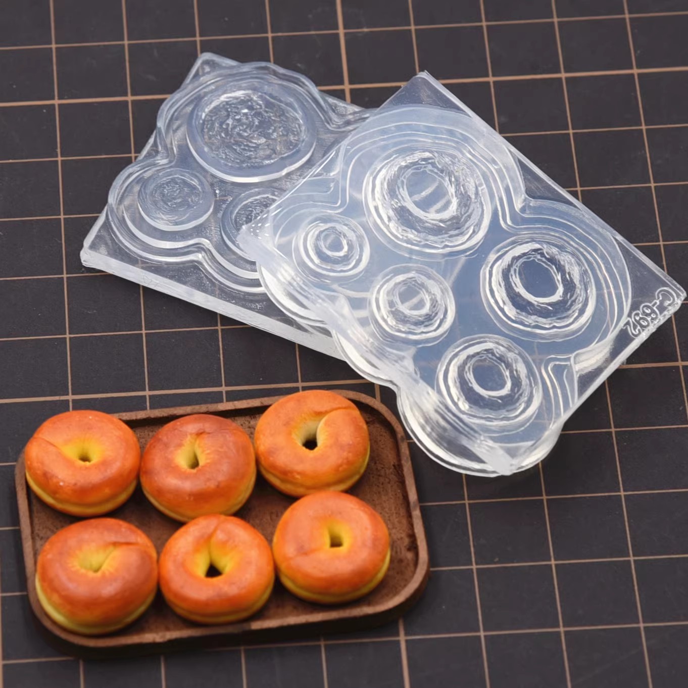 Donut Mold Silicone - Mini molde de silicona para pan