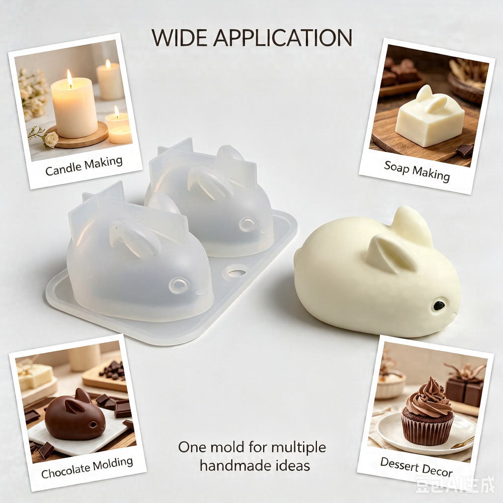 Molde de Silicona 3D de Conejo - Bunny Cake Mold reseña y precio