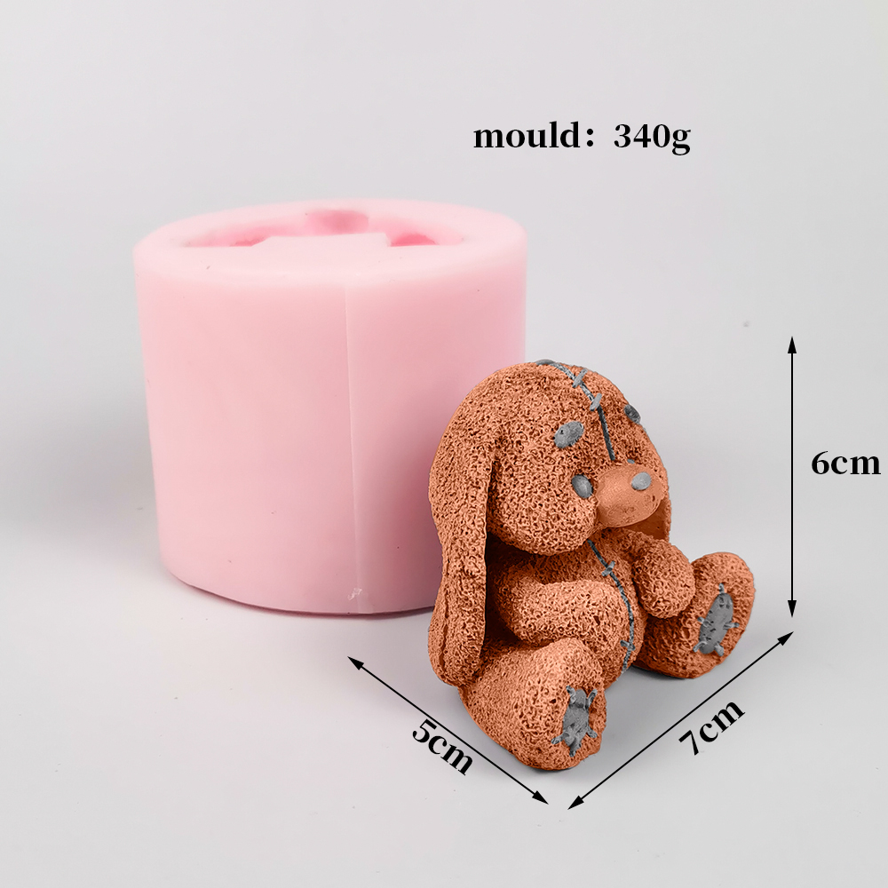 Molde de silicona 3D de dibujo - Bunny Cake Mold reseña y precio