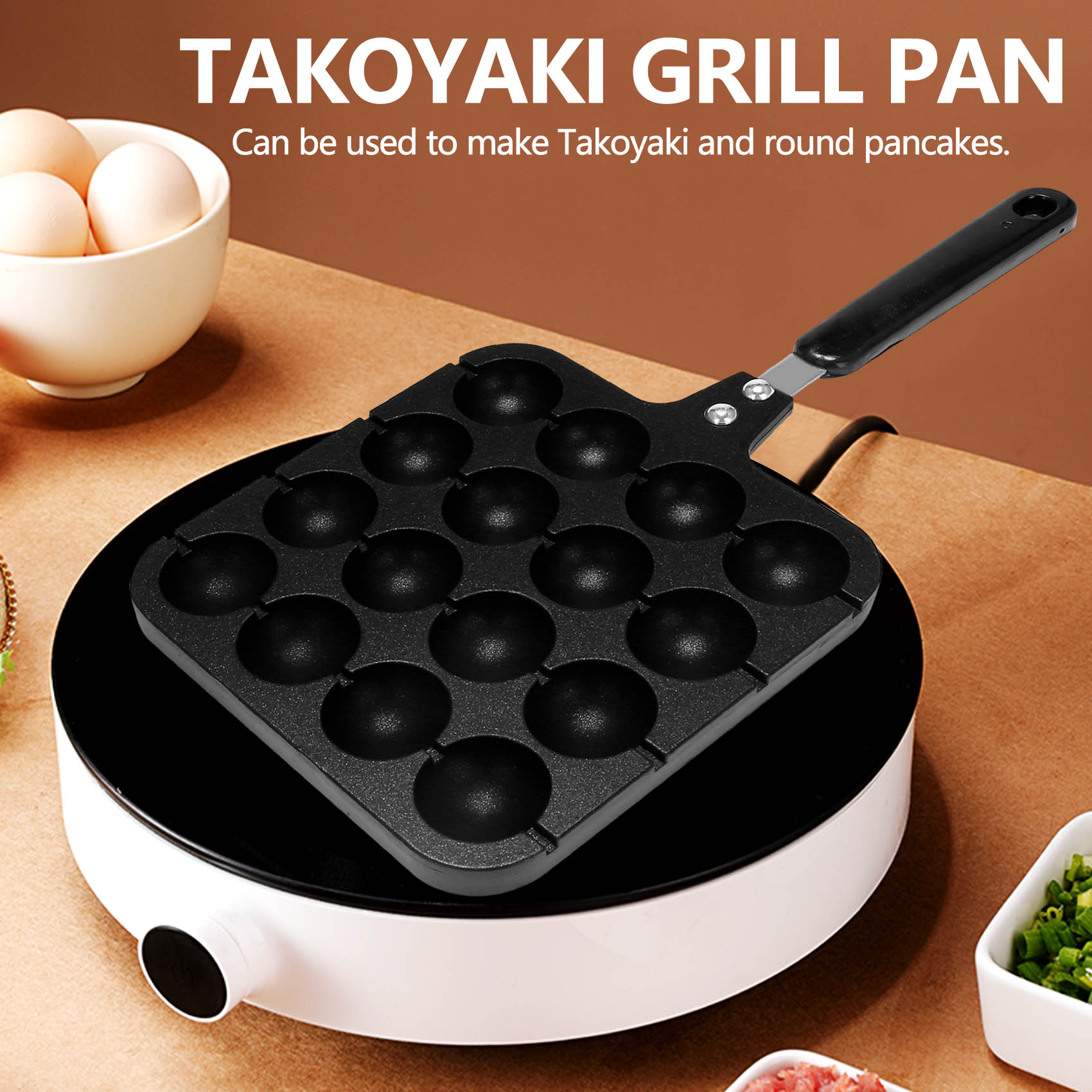 Molde para Takoyaki de Alumini - Takoyaki Grill Plate reseña y precio