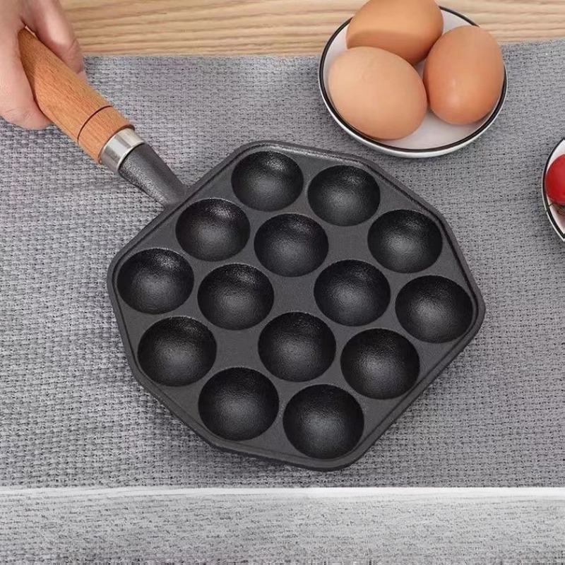 Sartén Takoyaki para hornear,  - Cast Iron Corn reseña y precio