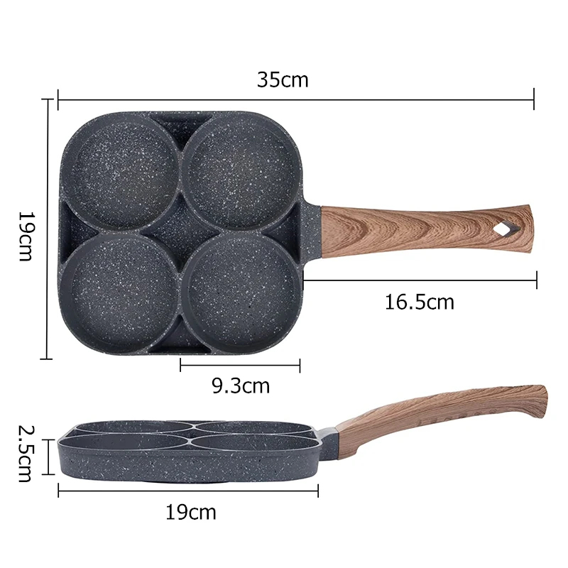 Sartén para Huevos y Panqueque - Mini Pancake Griddle reseña y precio