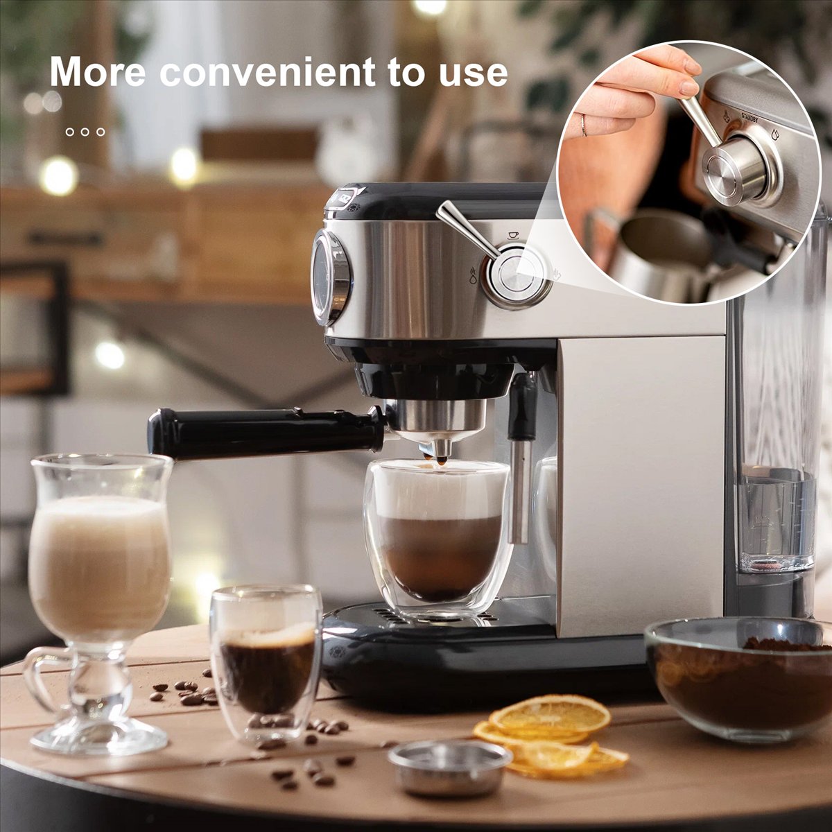 (A25M) Palanca de Vapor de Rep - Breville Espresso Barista Express reseña y precio