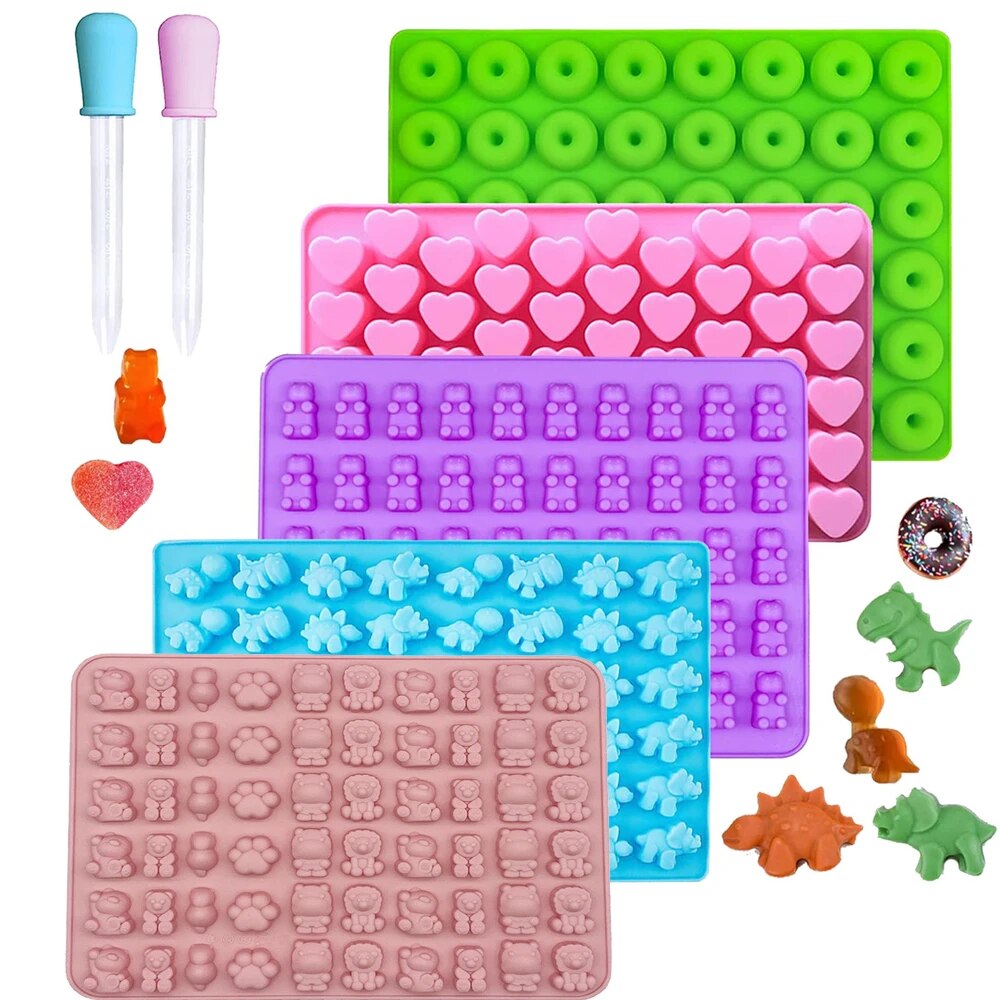 Moldes de osos de goma, Mini m - Donut Mold Silicone reseña y precio