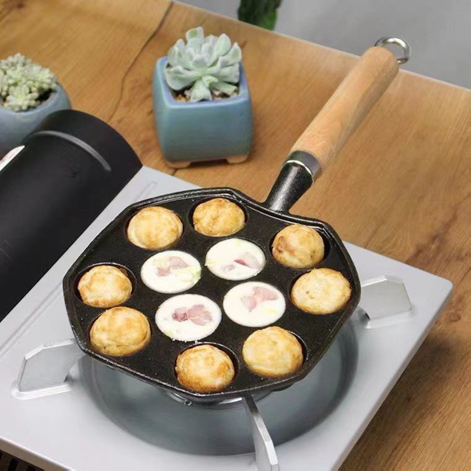 Takoyaki Grill Pan fácil de li - Takoyaki Grill Plate reseña y precio