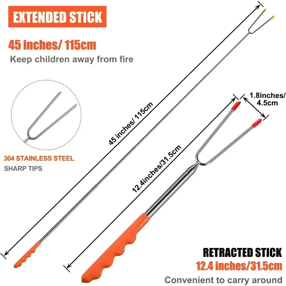 Nuevo Tenedores para barbacoa, - Corn Dog Stick reseña y precio